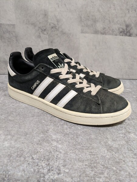 アディダス adidas キャンパス Campus スニーカー ブラック スエード 26.5cm BZ0084 OSAGARI