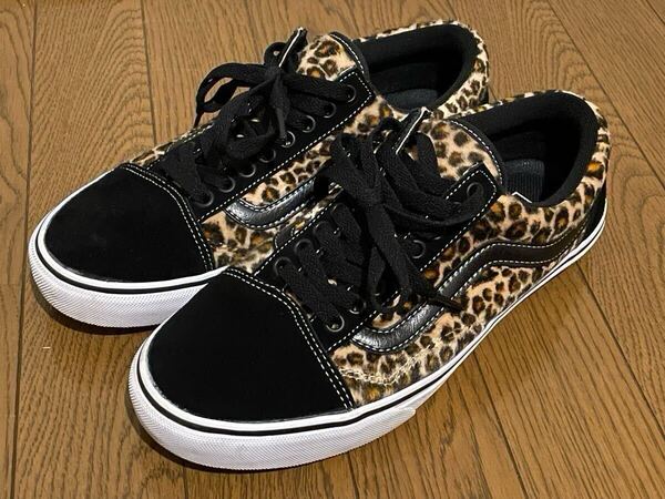 VANS バンズ OLD SKOOL オールドスクール レオパード柄 ヒョウ柄 豹 送料無料 27.5センチ US9.5