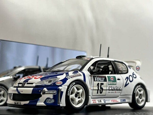 SKID 1/43 プジョー 206 WRC ツール・ド・コルス 1999 #15 ジル・パニッツィ