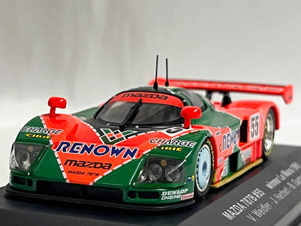 Ixo 1/43 レナウン マツダ 787B #55 1991 ル・マン 優勝 B.ガショー/J.ハーバート/V.ヴァイドラー