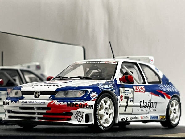 Vitesse 1/43 プジョー 306 Maxi ツール・ド・コルス 1997 3位 #7 ジル・パニッツィ