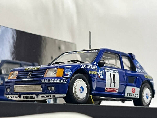SKID 1/43 プジョー 205 T16 ツール・ド・コルス 1985 #14 ベルナール・ダルニッシュ