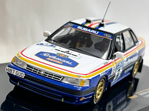 Ixo 1/43 スバル レガシィ RS #6 マンクス・ラリー 1991 優勝 コリン・マクレー ロスマンズ タバコロゴ