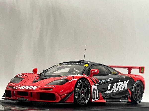 EBBRO × hpi racing 1/43 ラーク マクラーレン F1 GTR 1996 JGTC 服部尚貴/ラルフ・シューマッハー タバコロゴ 仕様