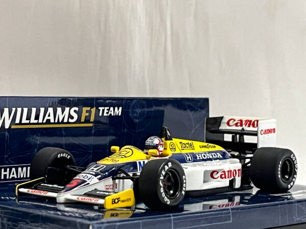 ミニチャンプス 1/43 ウィリアムズ ホンダ FW11 F1グランプリ 1986 #5 ナイジェル・マンセル