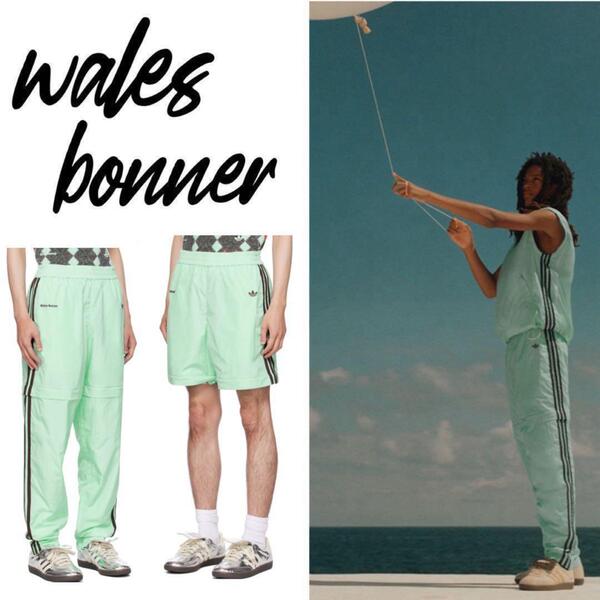【定価4万】WALES BONNER ADIDAS パンツ ティファニーブルーM