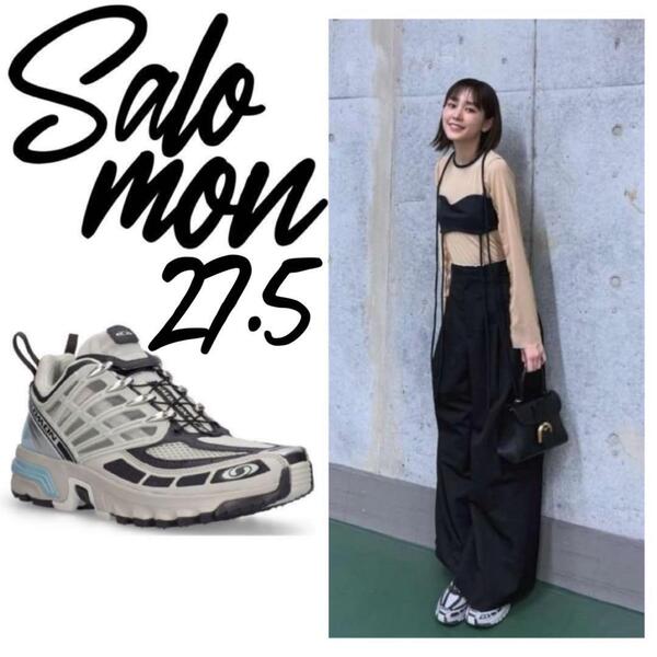 【定価3.3万】桐谷美玲着用 Salomon Acs Pro 27.5 シルバー