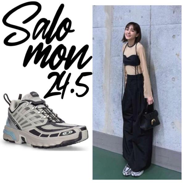 【定価3.3万】桐谷美玲着用 Salomon Acs Pro 24.5 シルバー