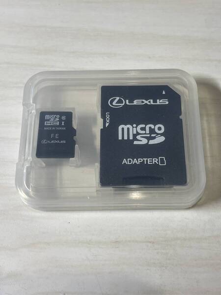 レクサス純正 地図SDカード 08675-0BE28 2023年秋版 LS GS GSF IS HS RC RCF LX RX NX CT