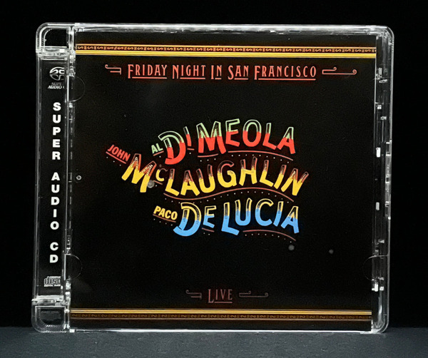 SACD (ハイブリッド盤) JOHN McLAUGHLIN AL DI MEOLA PACO DE LUCIA Friday night in San francisco Analogue Productions
