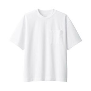 無印良品 紳士 涼感UVカットワイド半袖Tシャツ紳士XL 白