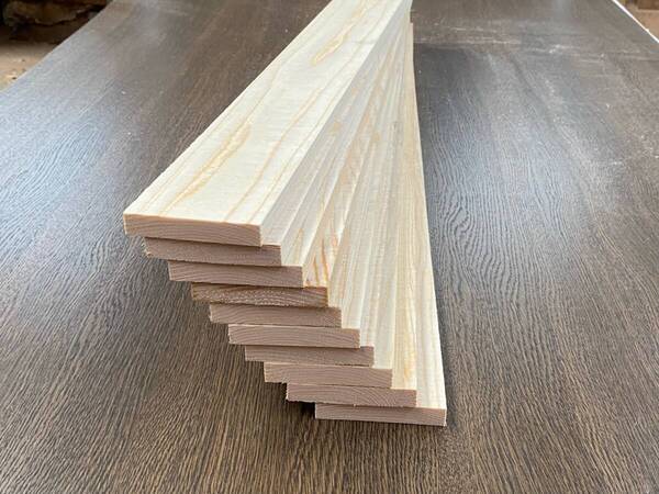 杉板 900×75×12㎜ 荒材 国産 無垢 天然乾燥 特一等級 DIY 工作 送料込み 新品