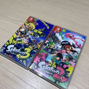 19【Switch】 スプラトゥーン 2・3 セット Nintendo ニンテンドースイッチ ソフト スプラトゥーン 動作未確認