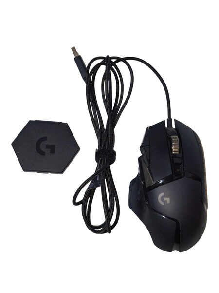 Logicool ゲーミングマウス G502 HERO ロジクール 有線 25Kセンサー G502RGBhr LIGHTSYNC RGB 11個プログラムボタン FPS MMO RPG 重量変更