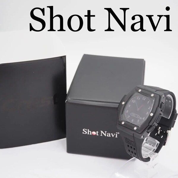 725 【美品】Shot Navi Crest ショットナビ クレスト 黒