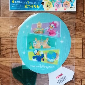 同梱無料「 KIRIN 東京ディズニーリゾート 立つうちわ ドナルドダッグ&デイジーダック」ミッキーミニー チップ デール出品 キリン×Disney