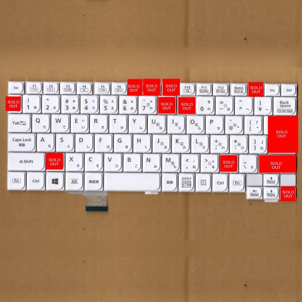 即納 送料無料 未使用 キートップ バラ売り パナソニック 日本語 Let's note LV7 CF-LV78DKVS用 キーボード 必ず内容確認