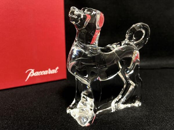 Baccarat バカラ 干支シリーズ 犬 ドック オブジェ 置物 フィギュアリン【極美品】