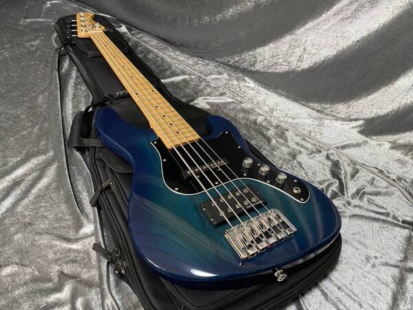 5弦モデル 国産名門ブランド Fujigen JMJ5-ASH-M 2019年製 アッシュボディ Seymour Duncanピックアップ搭載 送料無料
