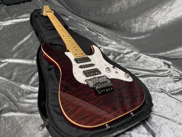 ★送料無料 SCHECTER SD-2-24 AS 国産本格モデル! 極上キルトTOP アッシュBody! コイルタップ付き 定価181,500円