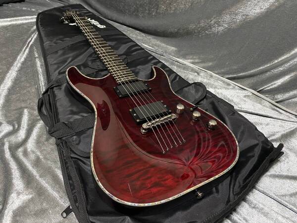 ★定価242,000円 Schecter AD-C-1-HR EMGピックアップ搭載!コイルタップ付! シェクター ヘルレイザー 送料無料 即決特価
