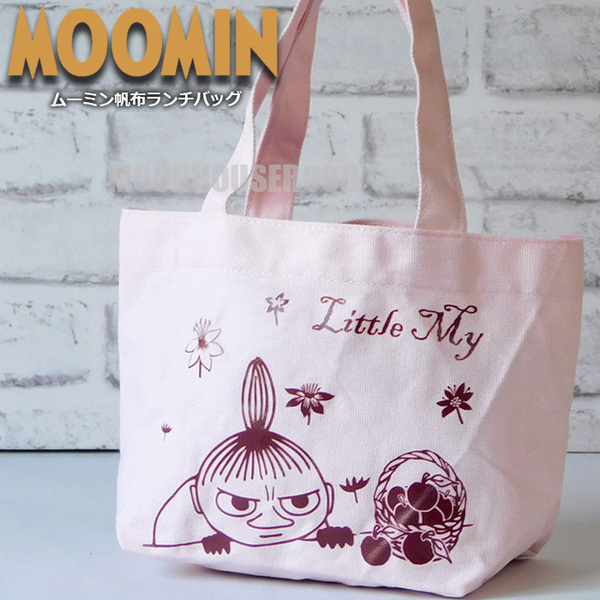 送料無料 ムーミン 帆布 ランチ トートバッグ レディース キッズ ランチバッグ 帆布バッグ MOOMIN エコバッグ リトルミィ リトルミイ PK★