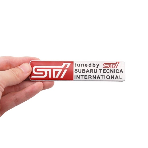 【ゆうパケット送料込】STI エンブレムプレート SUBARU スバル 1