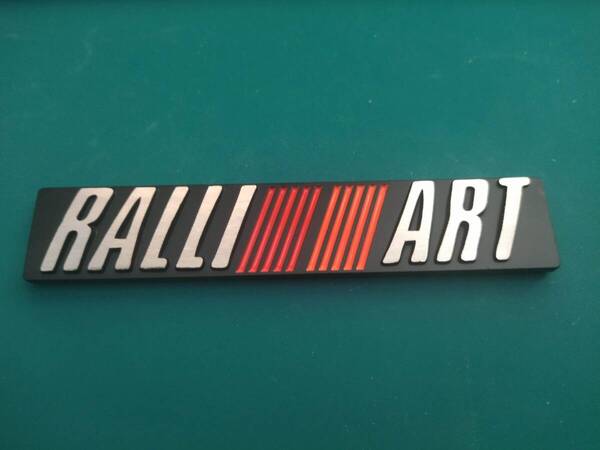 【ゆうパケット送料込】RALLI ART(ラリーアート) 3Dエンブレム 縦2.5cm×横12cm×厚さ4mm 三菱 MITSUBISHI