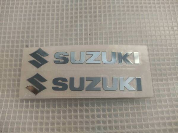【ゆうパケット送料込】SUZUKI(スズキ) ステッカー 2枚組 縦1.2cm×横6cm 鈴木