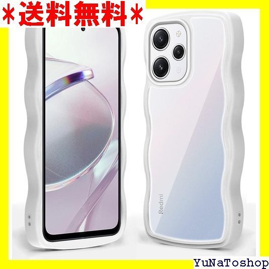 ☆送料無料☆ Xiaomi Redmi 12 5G ケース クリア ズ保護 れ 落下防止 ワイヤレス充電対応 ホワイト 429