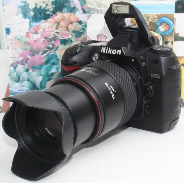 新品カメラバッグ付初心者様最適Nikon D70S 超望遠レンズ