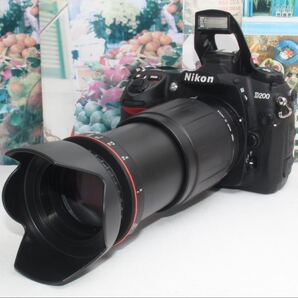 新品カメラバッグ付き ニコン D200 超望遠 300mm レンズ