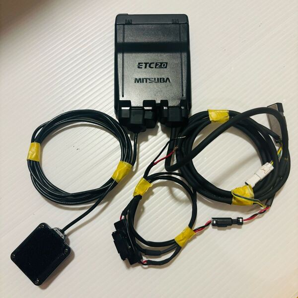 【送料無料】MITSUBA ミツバ ETC2.0 BE700Ⅱ バイク用 二輪用 オートバイ 車載器ETC 実働外し ミツバサンコーワ BE-700Ⅱ