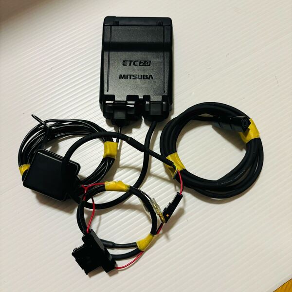 【送料無料】MITSUBA ミツバ ETC2.0 BE700 バイク用 二輪用 オートバイ 車載器ETC 実働外し ミツバサンコーワ BE-700 ②