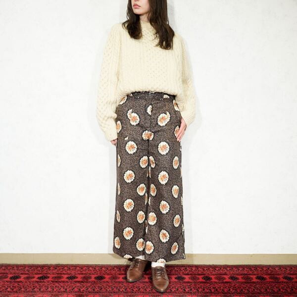 *SPECIAL ITEM* USA VINTAGE FLOWER PATTERNED DENIM PAINTER PANTS/アメリカ古着花柄デニムペインターパンツ