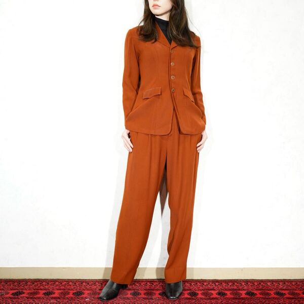 EU VINTAGE BINH BINK SET UP PANTS SUIT/ヨーロッパ古着セットアップパンツスーツ