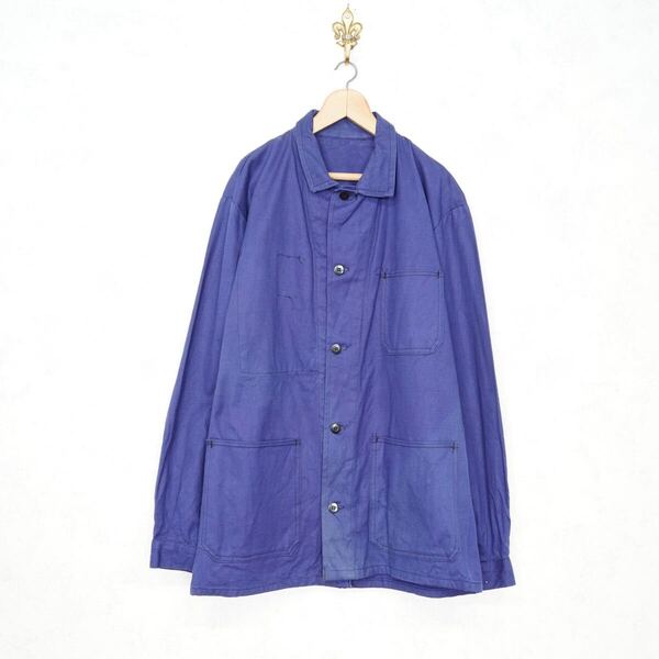 EU VINTAGE FRENCH WORK COVERALL JACKET/ヨーロッパ古着フレンチワークカバーオールジャケット
