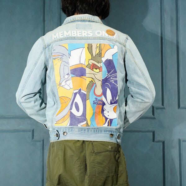USA VINTAGE LOONEY TUNES CHARACER DESIGN DENIM JACKET/アメリカ古着キャラクターデザインデニムジャケット
