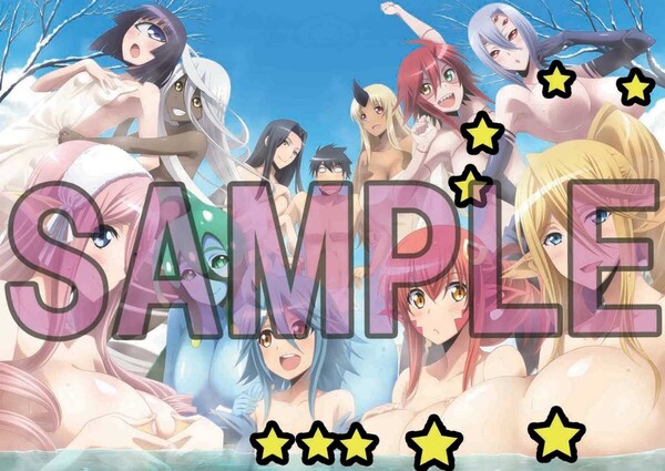 モンスター娘のいる日常 ほぼ毎日〇〇!生っぽい動画~実録!モン娘の60日~ TOHO animation STORE 限定 描き下ろしお風呂ポスター