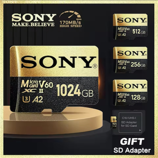 マイクロSDカード micro SD card 1024GB 1TB(変換アダプター付)【新品・未使用】