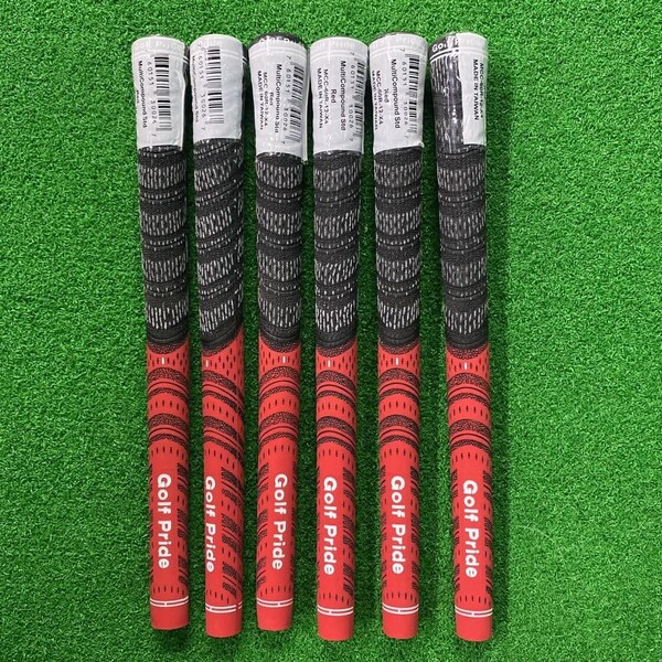 レッド6本 Golf Pride NEW DECADE MCC 60R バックライン無し 【送料無料1〜2日発送】ゴルフプライドMCC