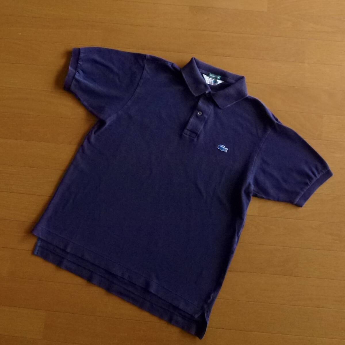 未使用】LACOSTE ポロシャツ 4 日本製 緑 ラコステ グリーン