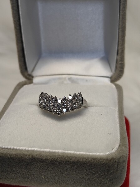 Pt900 プラチナ ダイヤモンド 0.70ct デザイン リング 指輪 12号 宝石 ジュエリー アクセサリー