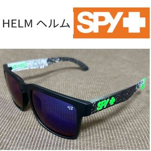 スパイ SPY サングラス HELM ヘルム 新品、即決、送料無料 ※ブラック×ライムグリーン