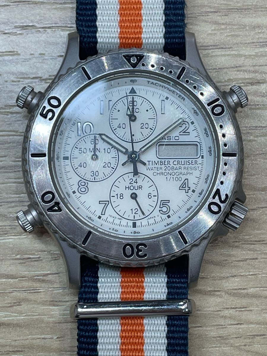 超美品 CASIO カシオ ティンバークルーザー デイデイト