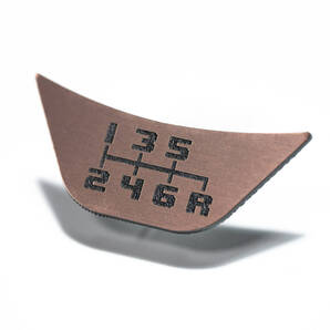 スズキ スイフトスポーツ ZC33S用 ステアリングシフトパターンプレート カッパー