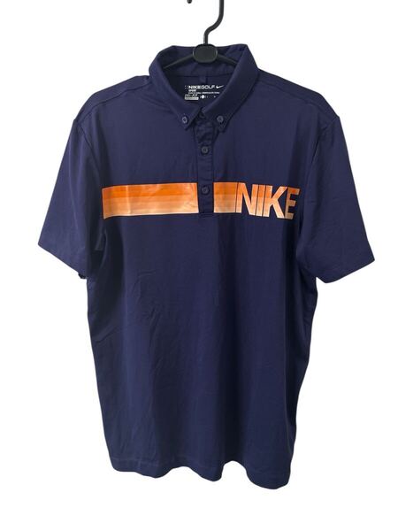 NIKE GOLF ナイキ ゴルフウェア ポロシャツ 半袖 ネイビー