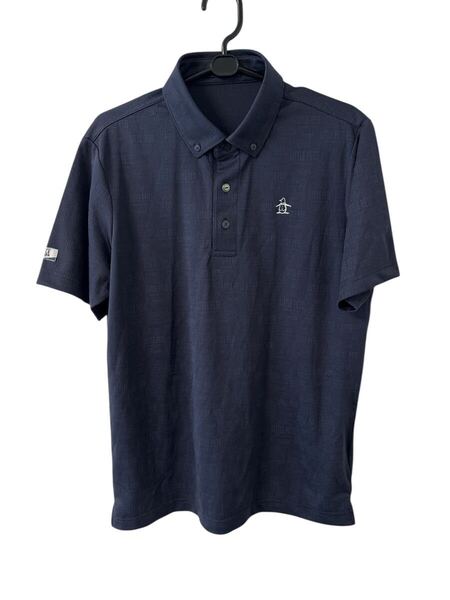 Munsingwear マンシング ゴルフウェア ポロシャツ 半袖 ネイビー