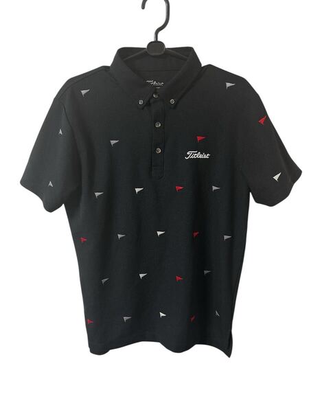 Titleist タイトリスト ゴルフウェア ポロシャツ 半袖 ブラック