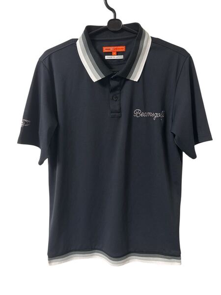 BEAMS GOLF ビームスゴルフ ゴルフウェア ポロシャツ 半袖 ブラック